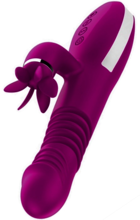 Vibrador Rabbit Telescópico e Aquecimento 144 Speeds 23cm RF09517