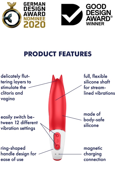 Satisfyer Vibrador Clitóris Power Flower 12 Speeds RF28566
