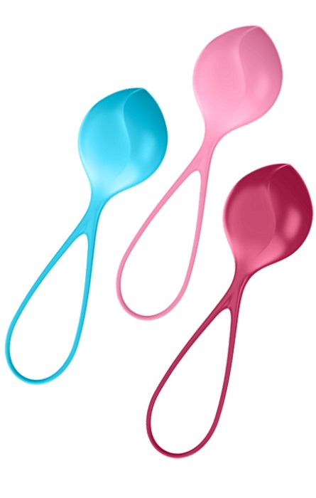 Satisfyer Strengthening Bolas de Kegel 3 peças 62g – 82g – 98g RF28572