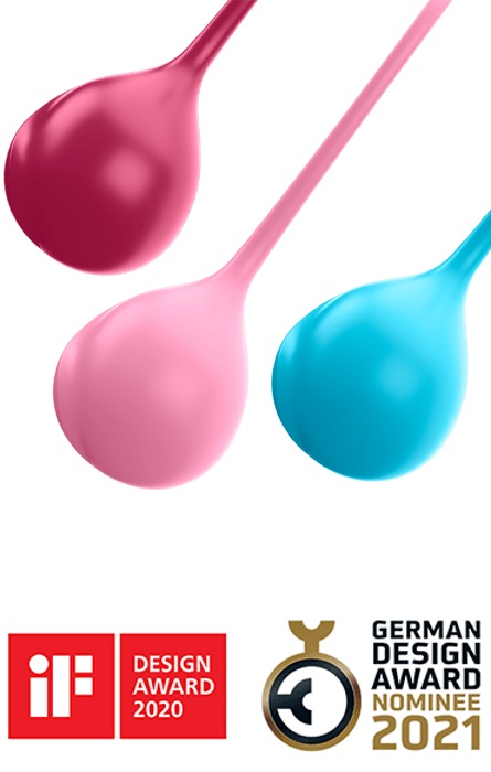 Satisfyer Strengthening Bolas de Kegel 3 peças 62g – 82g – 98g RF28572