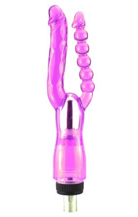 Dildo Duplo para Maquinas de Sexo Pink RF02130
