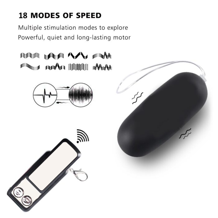 Ovo Vibrador Wireless 18 Speeds Pink RF01968