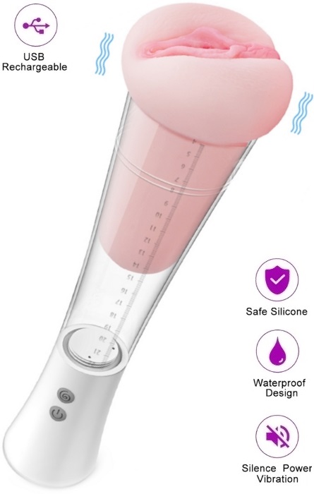 Max Kit Pênis Pump Vibrador e Sucção 9 Speeds RF09688