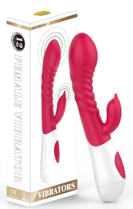 Vibrador Rabbit 12 Speeds Red RF04247 - Image 4