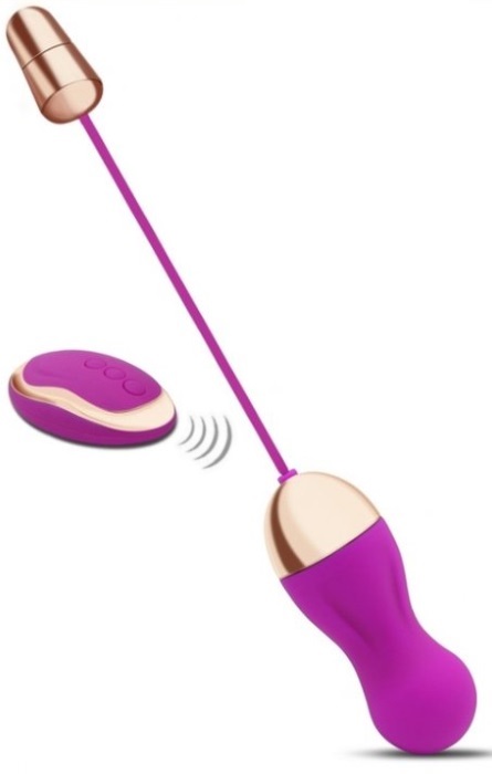 Ovo Vibrador Wireless 10 Speeds Rose RF04166