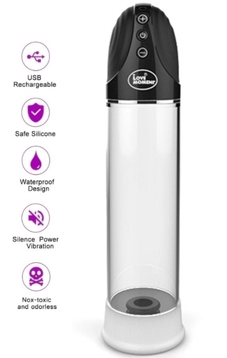 Pênis Pump Power Recarregavel Black RF03863