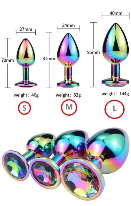 Plug Anal com Brilhante S RF08002
