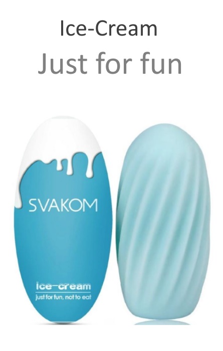 Masturbadores Svakom Ice-cream Hedy Egg Blue RF02246