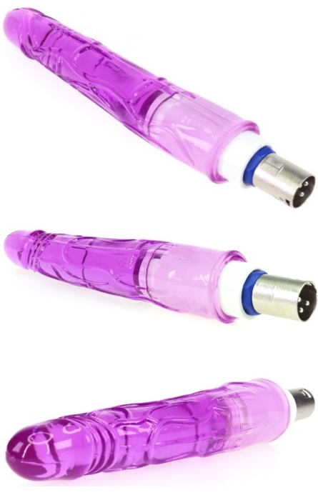 Dildo Silicone Liquido para Maquinas de Sexo Purple RF09621