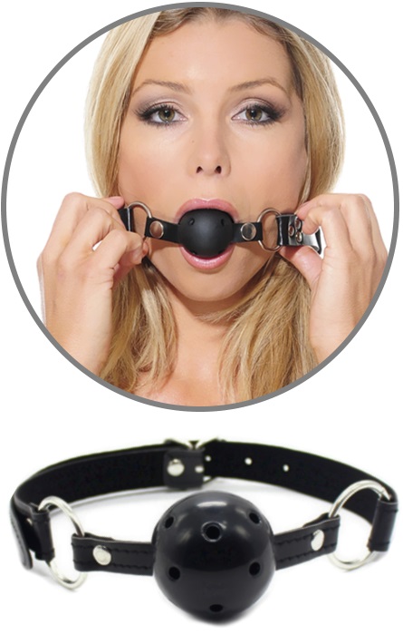 Ball Gag Fetich Darkness Black RF08088