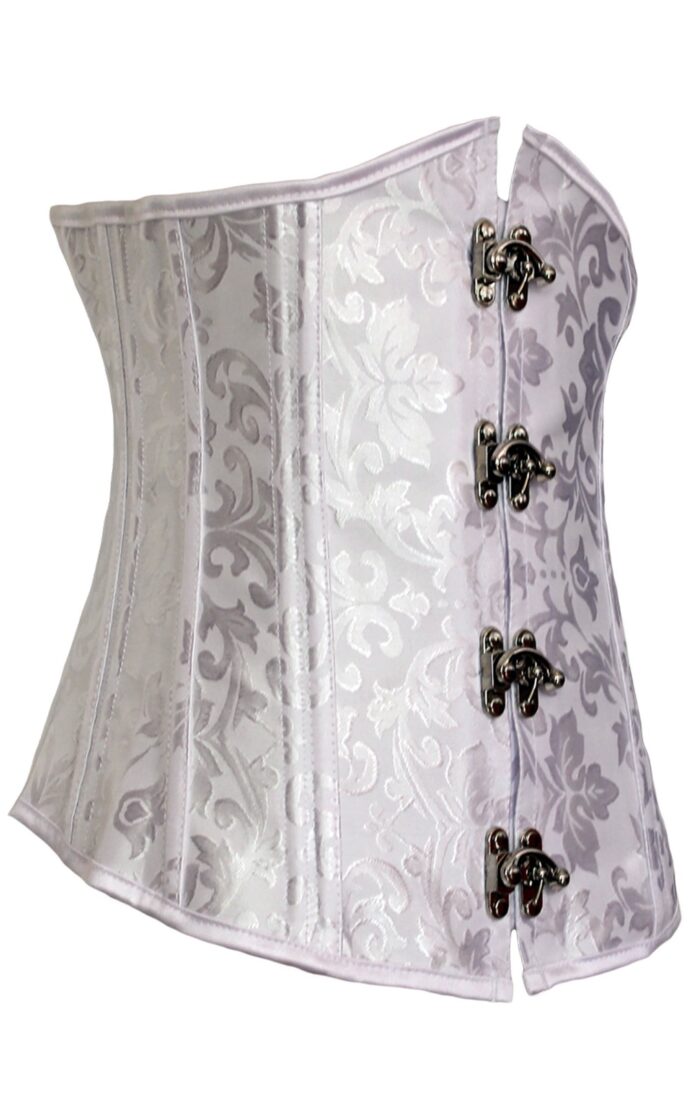 Pleasures Luxurious Corset White RF85297