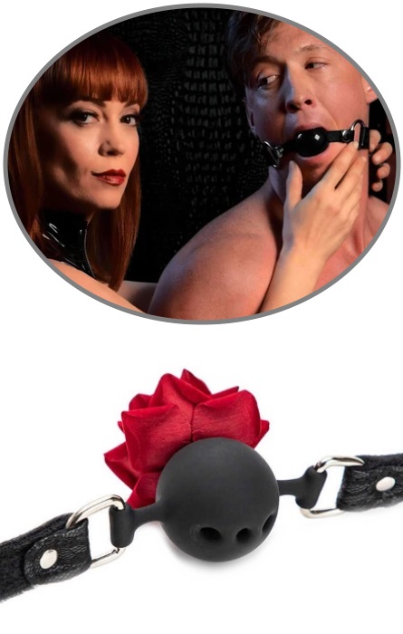 Ball Gag Fetich Rose RF03314