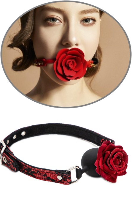 Ball Gag Fetich Rose RF03314