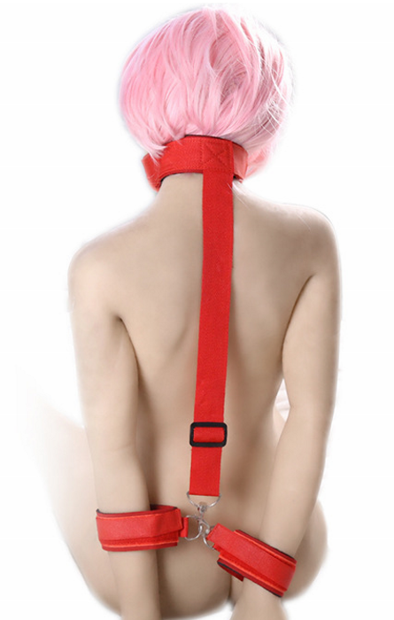Sistema Restricão com Ball Gag Bondage Red RF01121