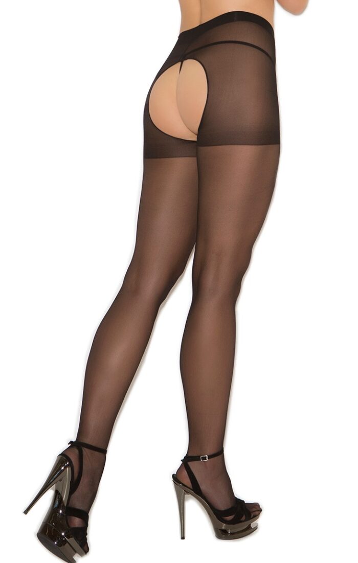 Meias Abertas Open me Black RFR01777