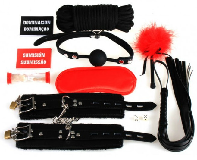 Kit Bondage Jogo Domina Play RF45139