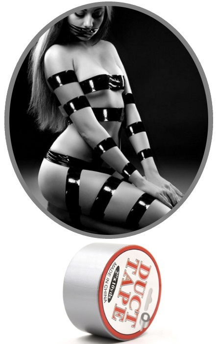 Fita Adesiva Bondage 10m Silver RF08086