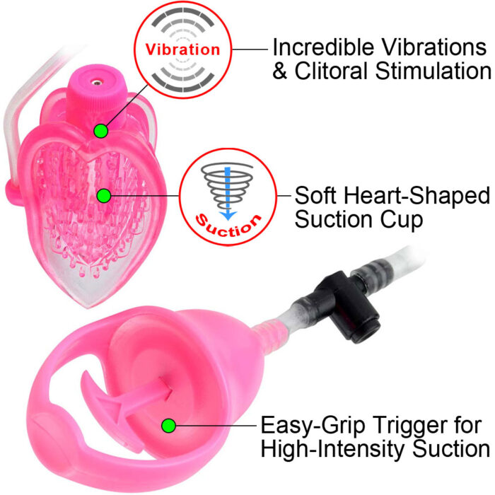 Vibrador e Bomba Sucção Vagina RF45160