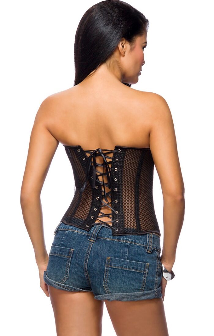 Pleasures Corset Black RF85399