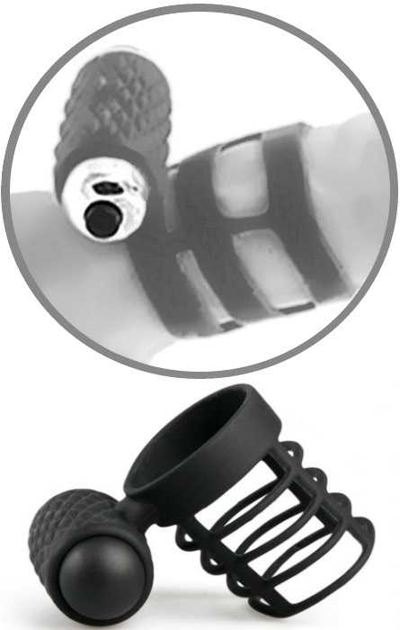 Anel Peniano com Vibração Black RF03912