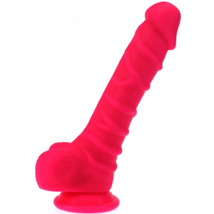 Dildo Silicone Liquido Rose 22cm RF03459