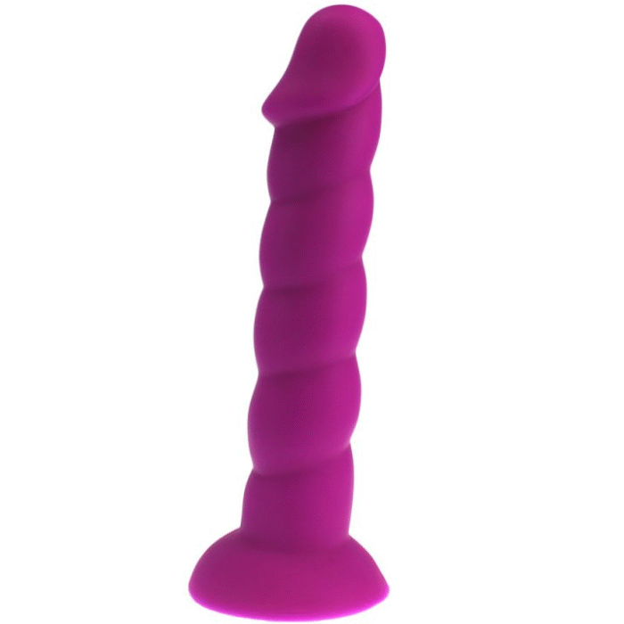 Dildo Torpedo em Silicone Liquido Purple 21cm RF03464