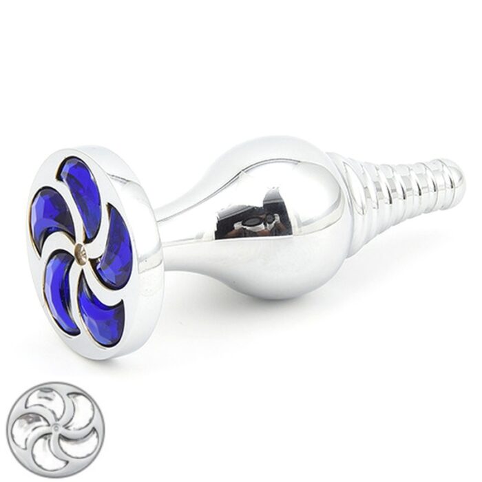 Plug Anal Intense Brilhante Espiral White RF08003