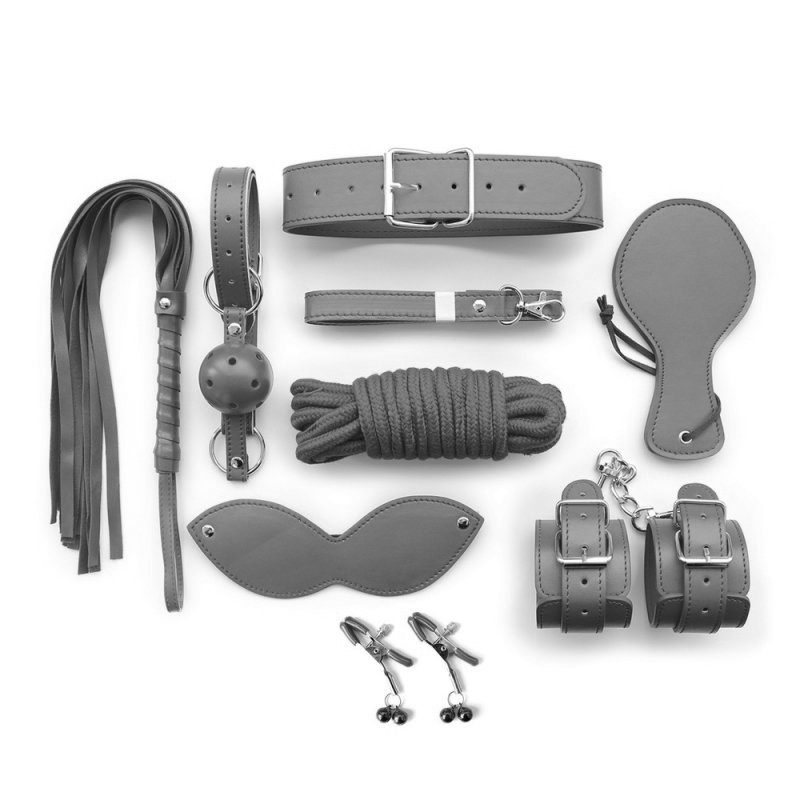 Kit Bondage Experience 9 peças Black RF03300