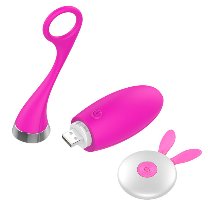 Ovo Vibrador Wireless 12 Speeds Recarregavel Rose RF04163