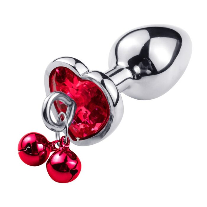 Anal Plug Brilhante Heart Red L RF08015
