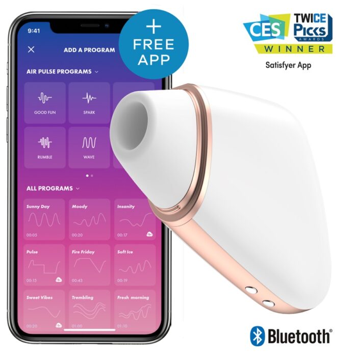 Satisfyer Love Triangle APP Vibrador Clitóris com Sucção RF31130