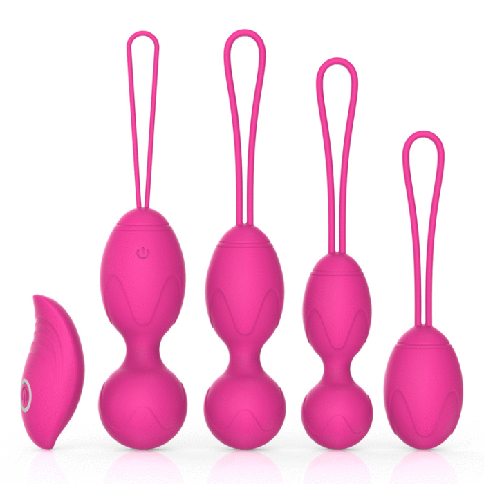 Vibrador Bolas de Kegel 10 Speeds Kit 4 peças RF09634