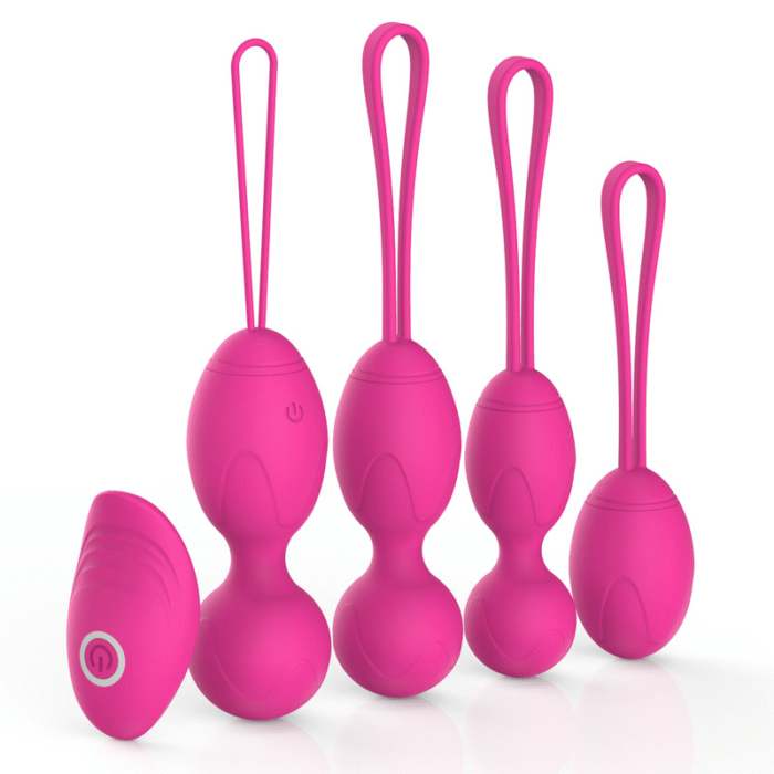 Vibrador Bolas de Kegel 10 Speeds Kit 4 peças RF09634