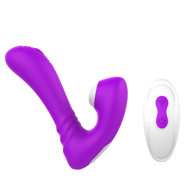 Vibrador G-Spot e Ondas de Pressão Clitóris Wireless 18 Speeds Purple RF09532 - Image 3