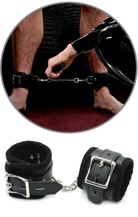 Algemas de Tornezelos Fetiche Black RF02408