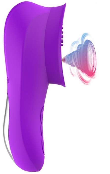 Vibrador Ondas de Sucção de Clitóris 12 Speeds Purple RF09573 - Image 3