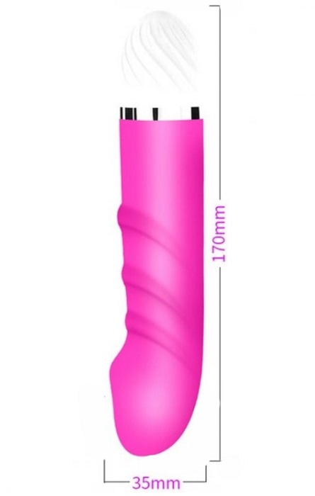 Vibrador G-Spot Lover 17cm Rose RF03571 - Image 3
