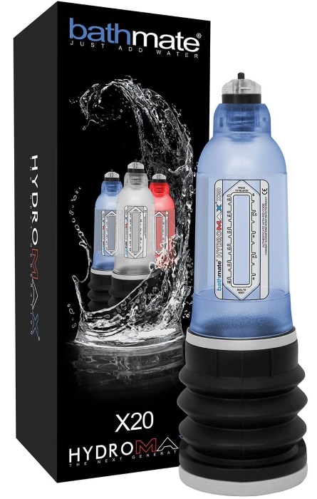Bathmate Hydromax X20 Penis Pump Blue RF09987