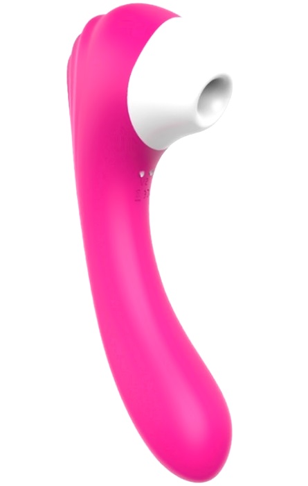 Triplo Vibrador Ondas de Sucção e Pressão 18 Speeds Rose RF09529