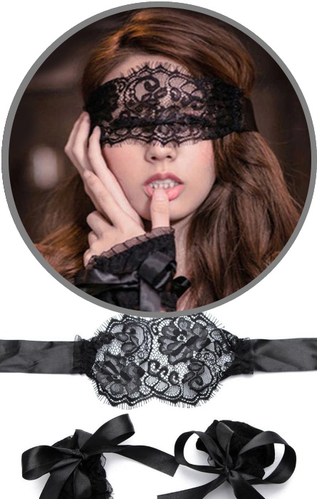 Kit Sensual Mascara e Algemas  RF05306