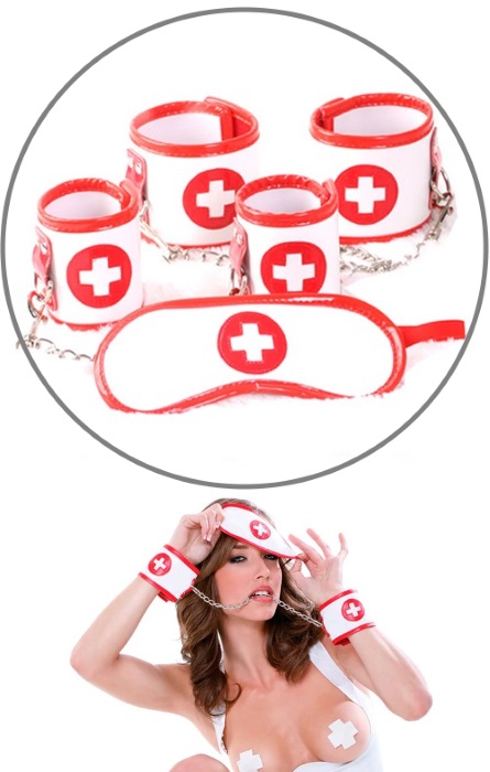 Kit Fetich Enfermeira 3 peças RF00828