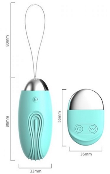 Ovo Vibrador Recarregavel Wireless 10 Speeds Pink RF04159
