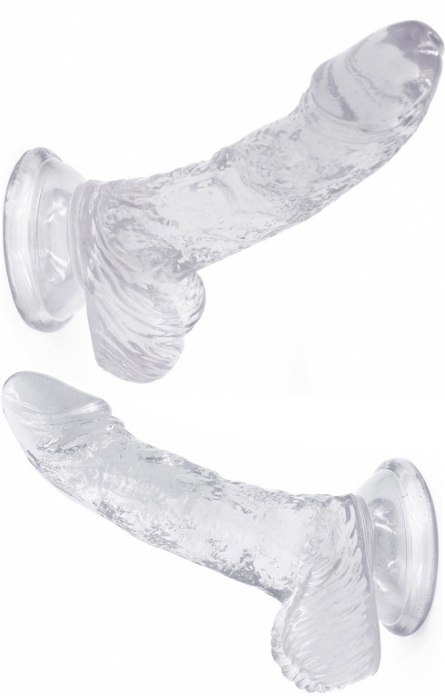 Dildo Realistico em Silicone Liquido Clear RF03473