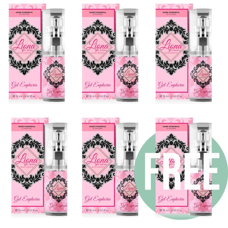 LIONA BY MOMA – LIQUID VIBRADOR EUPHORIA GEL 15 ML 5+1 GRÁTIS