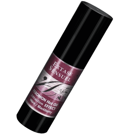 EXTASE SENSUAL – ÓLEO DE MASSAGEM EFEITO DE AQUECIMENTO COM FEROMÔNIOS DE BLACKBERRY 30 ML