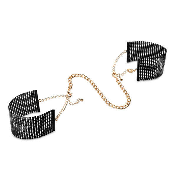 BIJOUX – DÉSIR MÉTALLIQUE ALGEMAS DE MALHA DE METAL PRETO