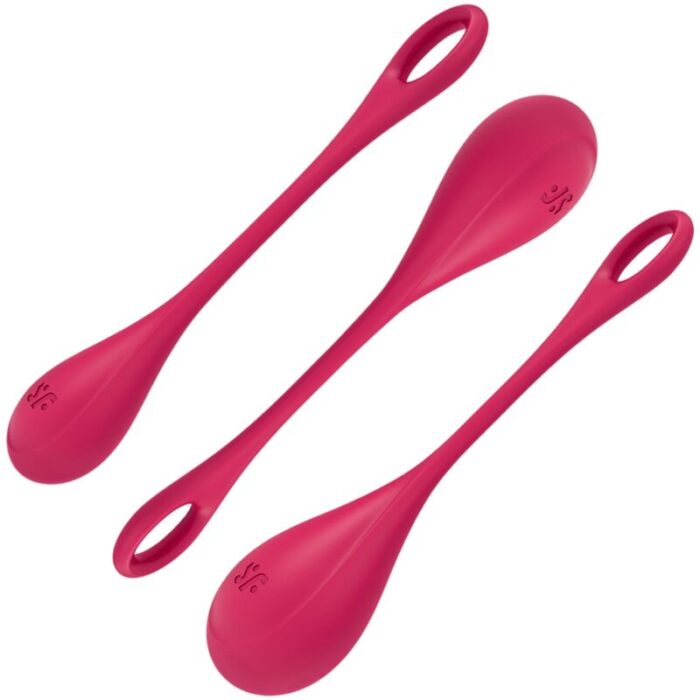 SATISFYER – CONJUNTO DE TREINO YONI POWER 1 VERMELHO