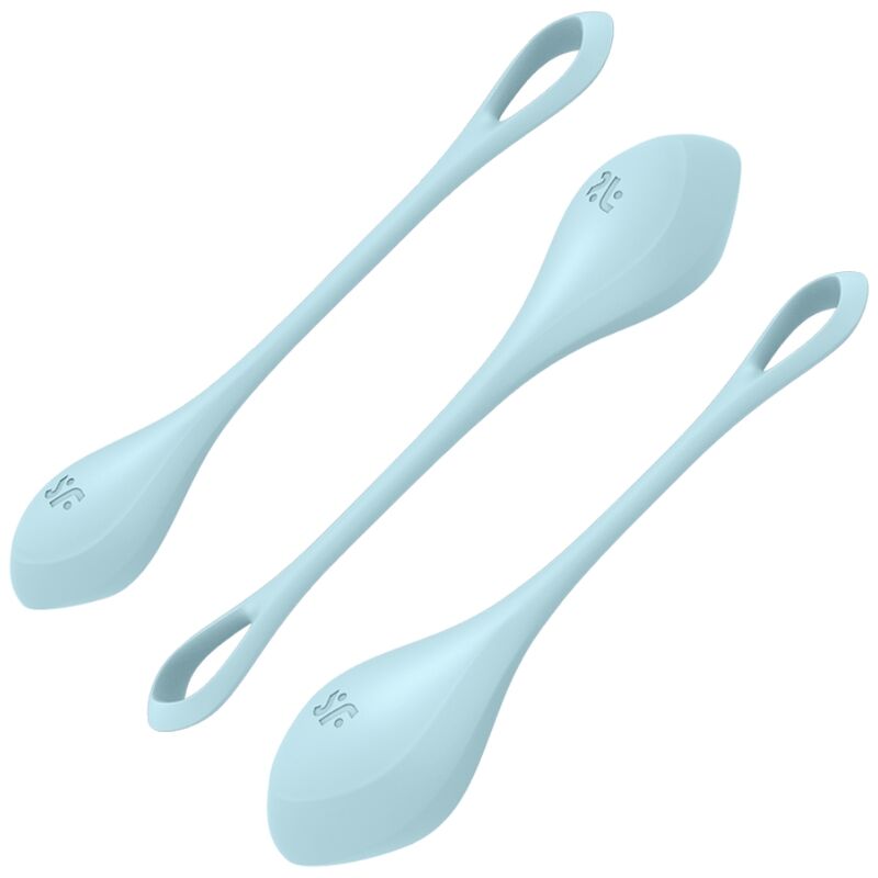 SATISFYER – CONJUNTO DE TREINO YONI POWER 2 AZUL