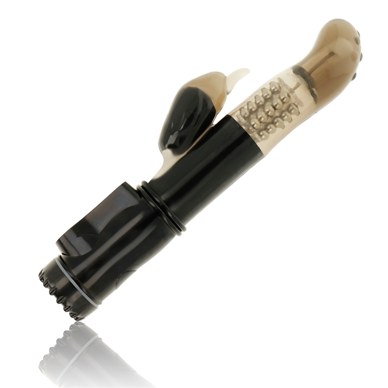 OHMAMA – VIBRADOR ROTADOR COM ESTIMULADOR DE CLITÓRIS DELFIN