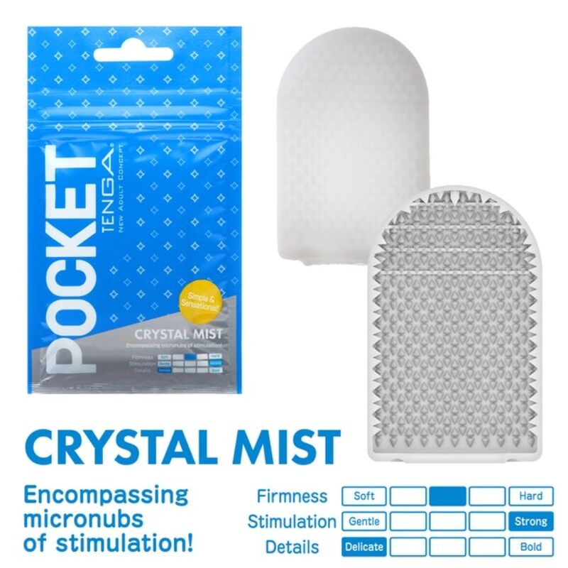 TENGA – MASTURBADOR DE BOLSO CRYSTAL MIST